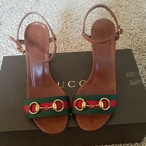 Gucci Strap Block heels